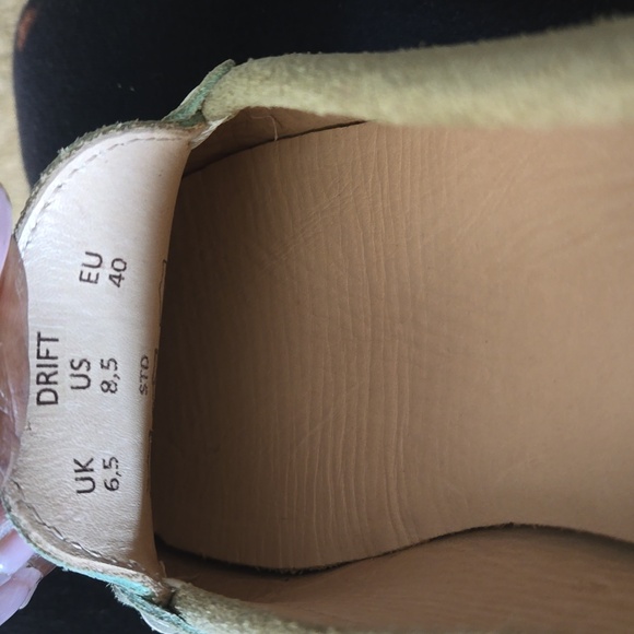 Hotter Drift Suede Light Green Loafers - Picture 12 of 12